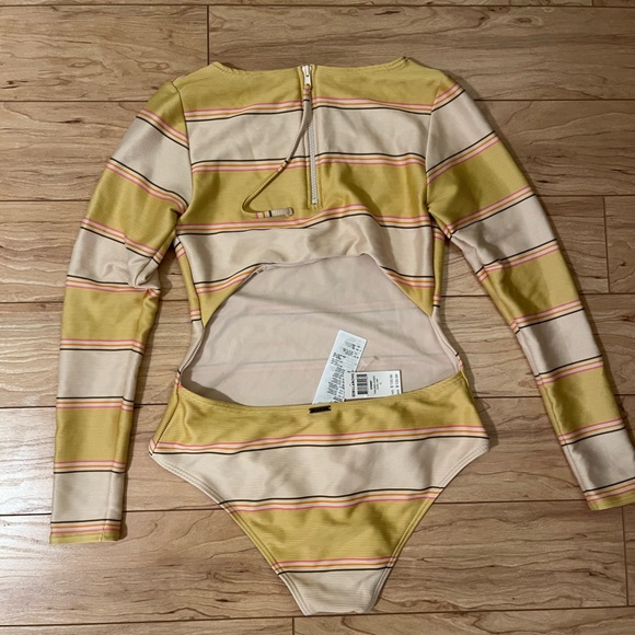 Billabong Tanlines Striped One Piece - Picture 2 of 3